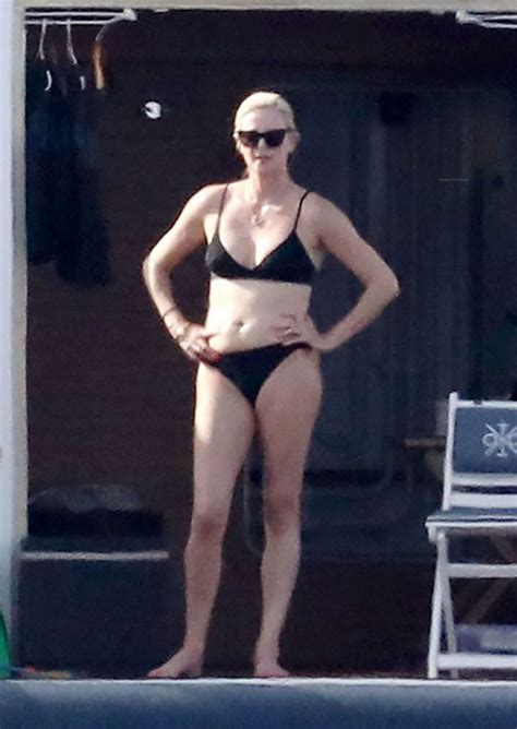 Charlize Theron Showed A Tight Ass In A Bikini While Relaxing On A Yacht The Fappening