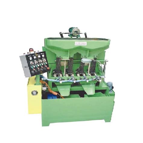 Double Vibrating Disc Feeding Nut Tapping Machine Advanced Technology