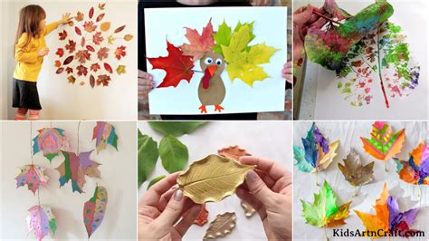 Leaf Art & Craft Ideas For Fall Season - Kids Art & Craft