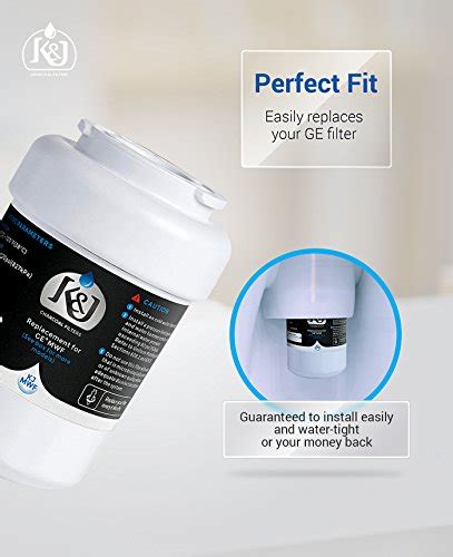 K J Replacement Ge Mwf Compatible Water Filter For Ge Smartwater