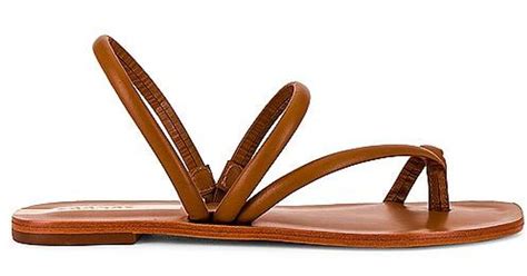 Kaanas Aztec Strappy Naked Sandal In Brown Lyst