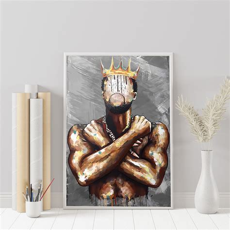 Black King Poster No Frame Black Man Poster African American Poster