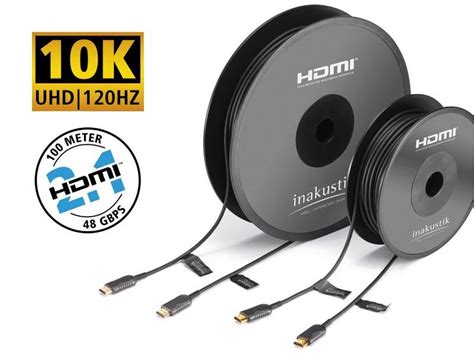 Inakustik High Speed Profi Hdmi K Lwl Optical Fiber Cable M