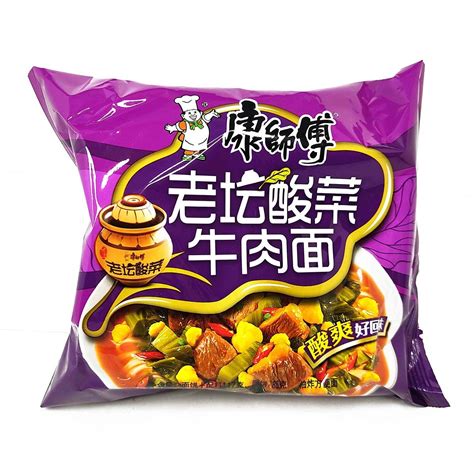 Купить Лапша б/п Кан Шифу (康师傅) с говядиной и маринованными овощами ...