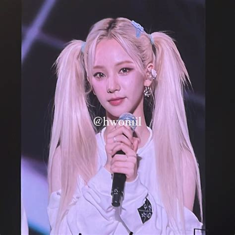 karina aespa icons lq pfp cute fansite blonde hair в г