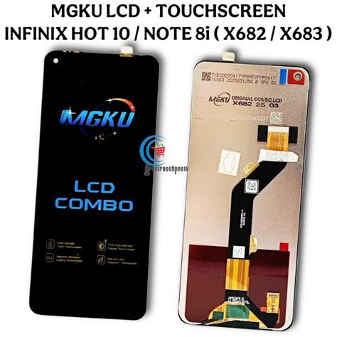 Jual MGKU LCD TOUCHSCREEN INFINIX X682 COMPATIBLE FOR INFINIX HOT 10 INFINIX NOTE 8i BLACK