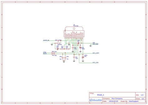 TDA7296 Amplifier - Platform for creating and sharing projects - OSHWLab