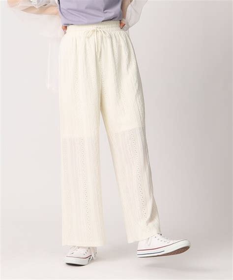 Cutie Blonde パンツ 足元が華やぐ レースイージーワイドパンツ レディース ZOZOTOWN Yahoo 店 通販 Yahoo ショッピング