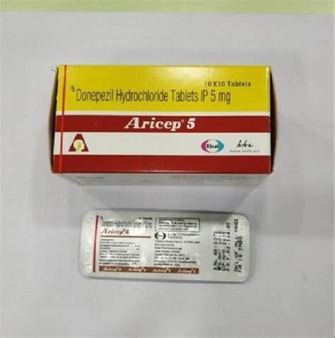 donepezil hydrochloride tablet ip mg  stripe donepezil
