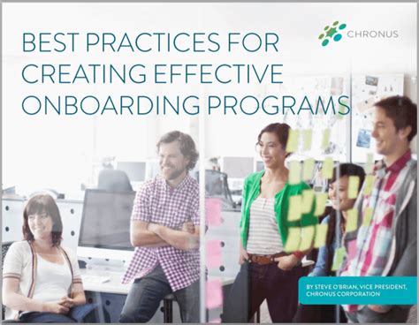 Ebook Best Practices For Effective Onboarding Programs Chronus