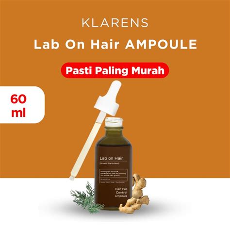 Jual Serum Rambut Lab On Hair Anti Hair Fall Ampoule Ml Shopee