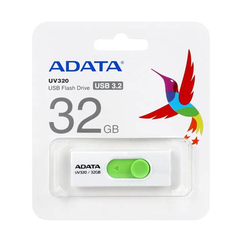 ADATA UV320 USB 3 2 Flash Memory 32GB سفید گارانتی مادامالعمر شرکت