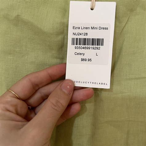 Brand New Nude Lucy Linen Mini Dress Size Large Depop