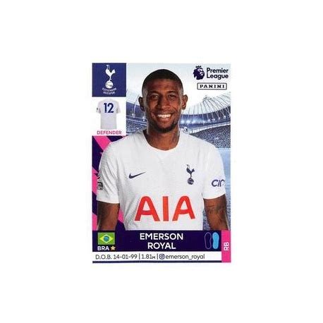 Comprar Cromo Emerson Royal Tottenham Hotspur Panini Stickers Premier