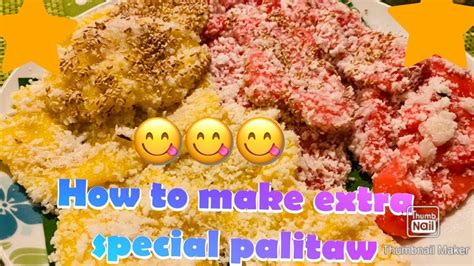 How To Make Extra Special Palitaw Homemade Filipina British Live In Uk