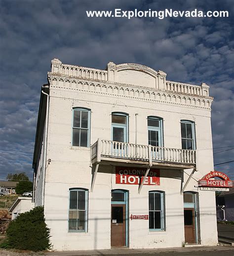 Photographs of Eureka, Nevada - Old Colonade Hotel In Eureka