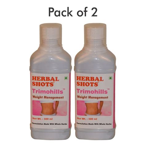 Buy Herbal Hills Trimohills Herbal Shots Pack Of Online