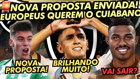 AGORA VAI BOTAFOGO ENVIA NOVA PROPOSTA PRA LATERAL CUIABANO RECEBE