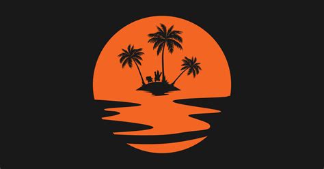 Sunset On Bikini Bottom Spongebob Squarepants Sticker TeePublic