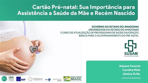 Cart O Pr Natal Sua Import Ncia Para A Assist Ncia Sa De Da M E E