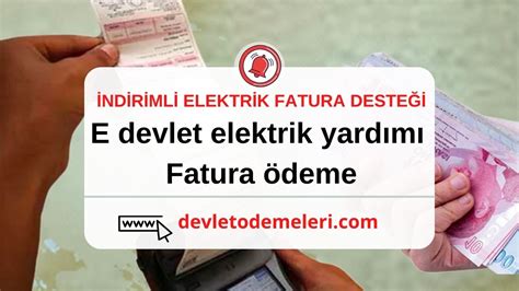 E Devlet Elektrik Yard M Ile Fatura Deme Devlet Demeleri