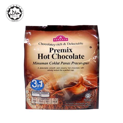 Premix Hot Chocolate Drink In Piece TopValu Ready To Drink Shopee Malaysia