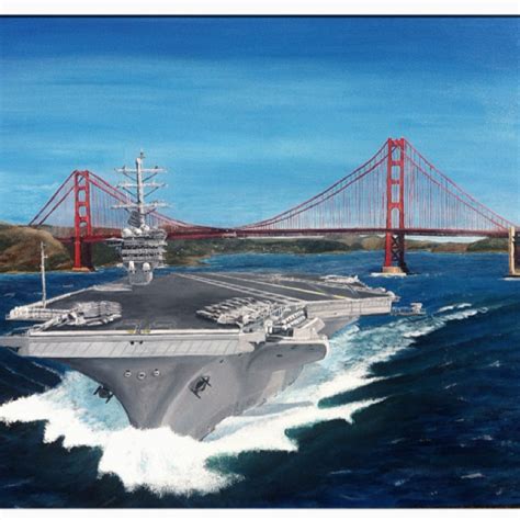 Uss Nimitz Underway From Alameda Nas Uss Nimitz Golden Gate Golden