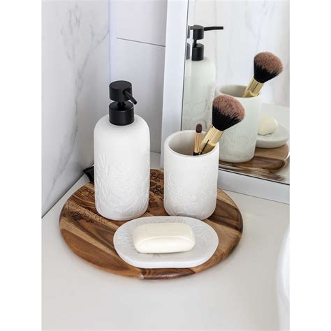 Диспенсер для жидкого мыла DeNASTIA 400 мл полирезина белый X000128 ...