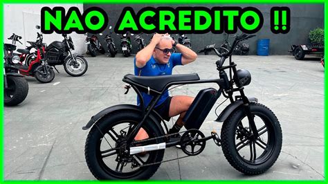 Teste Da Bicicleta Eletrica Barata E Linda Youtube