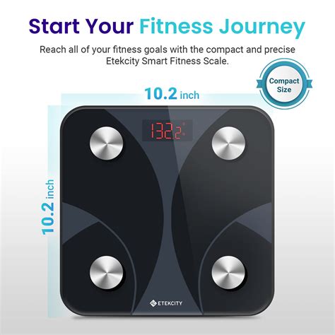 Etekcity Scale For Body Weight Smart Digital Bathroom Weighing Machine