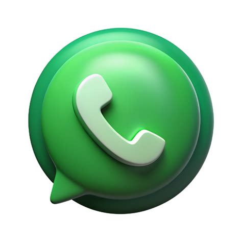 WhatsApp 3D WhatsApp logo 3D WhatsApp icon 3D WhatsApp symbol 47248549 PNG