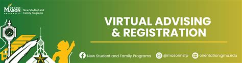 Virtual Advising and Registration – Mason Orientation