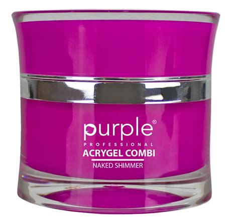 ACRYGEL COMBI NAKED SHIMMER 50 GR Purple Professional Italia