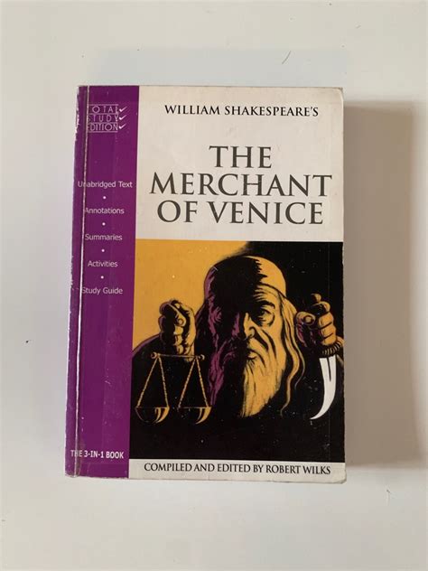 The Merchant Of Venice Total Study Edition Hobbies Toys Books