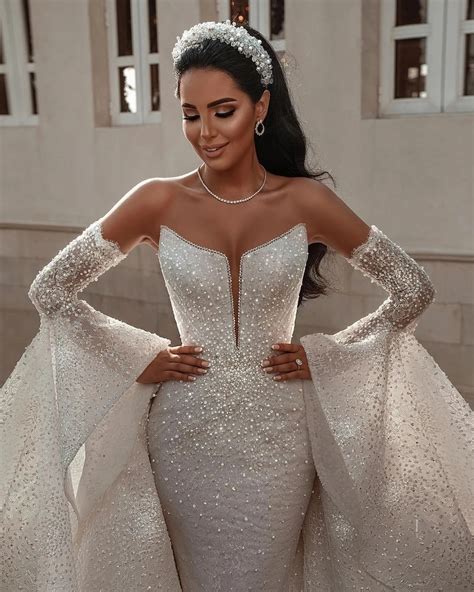 Bling Mermaid Wedding Dresses