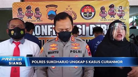 Dalam Kurun Waktu Satu Bulan Polres Sukoharjo Berhasil Ungkap Kasus