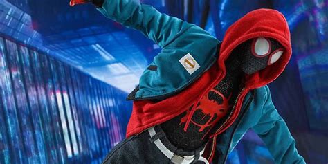 Spider Man Into The Spider Verse S Miles Morales Swings Into Hot Toys