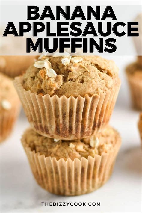 Low Sugar Banana Muffins Oatmeal Applesauce Muffins Applesauce Muffin