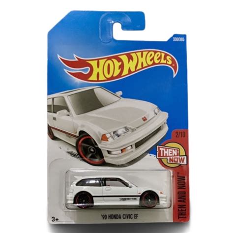 Hot Wheels Honda Civic Ef White Us Carded Shopee Malaysia