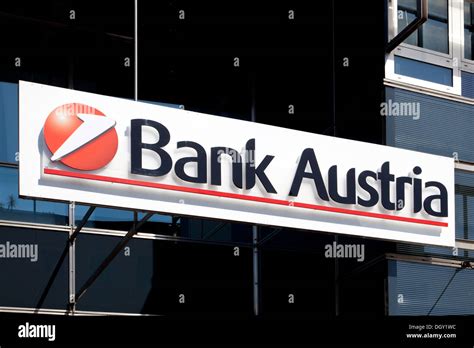 bank austria logo signage   branch  bank austria part