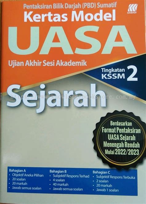 Sabah Sandakan KERTAS MODEL UASA SEJARAH TINGKATAN 2 Form 2 SMK