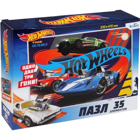 Пазл ORIGAMI Hot Wheels Неудержимые элементов купить в интернет магазине ОНЛАЙН ТРЕЙД РУ
