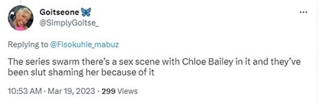 Chloe Bailey Criticized For Graphic Sex Scene In Swarm Daily Mail Online