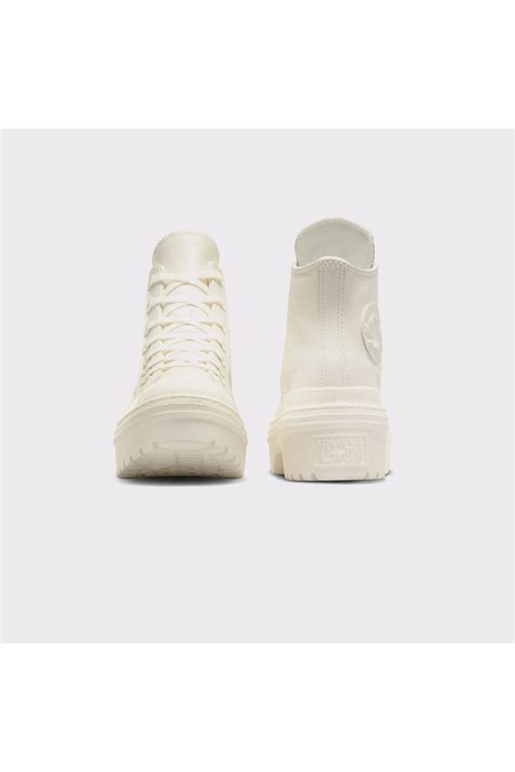 Converse Chuck Taylor All Star Lugged Heel Kadın Bej Deri Platform ...