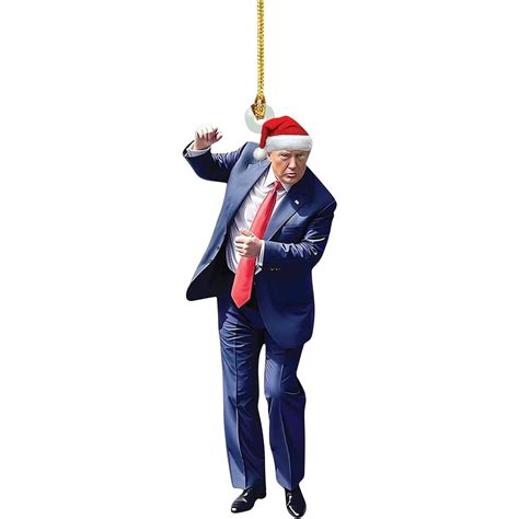 Funny Donald Trump Christmas Ornaments 2024,Trump Presidential Election