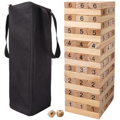 Gse Games Sports Expert Piece Giant Tumbling Timbers With Dice