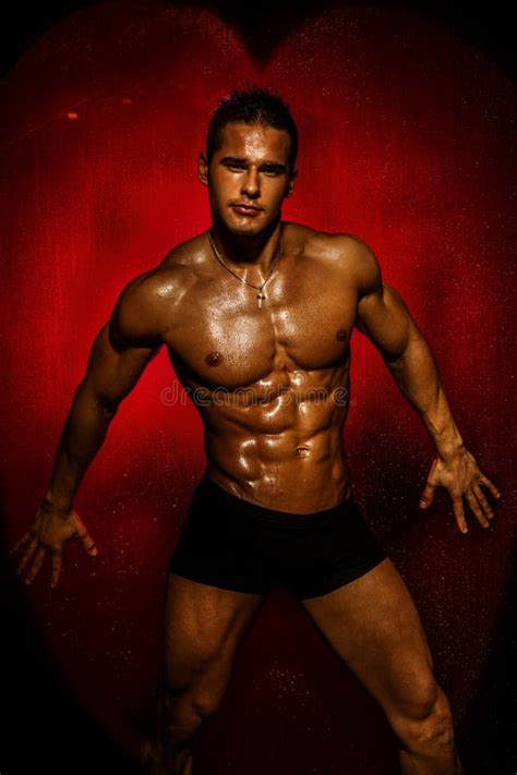 Handsome Man Posing Naked Stock Photo Image Of Muscle