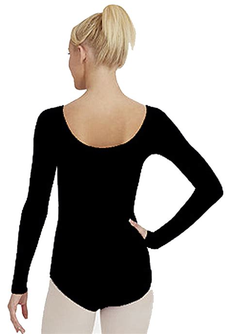 Plus Size Team Basic Long Sleeve Leotard By Capezio