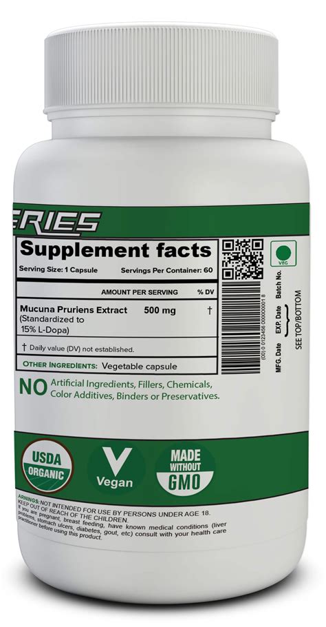 Buy Mucuna Pruriens Extract Capsules In India Nutrija™ Supplement Store