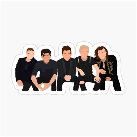 One Direction Sticker By Mo Turner One Direction Sticker Stickers D